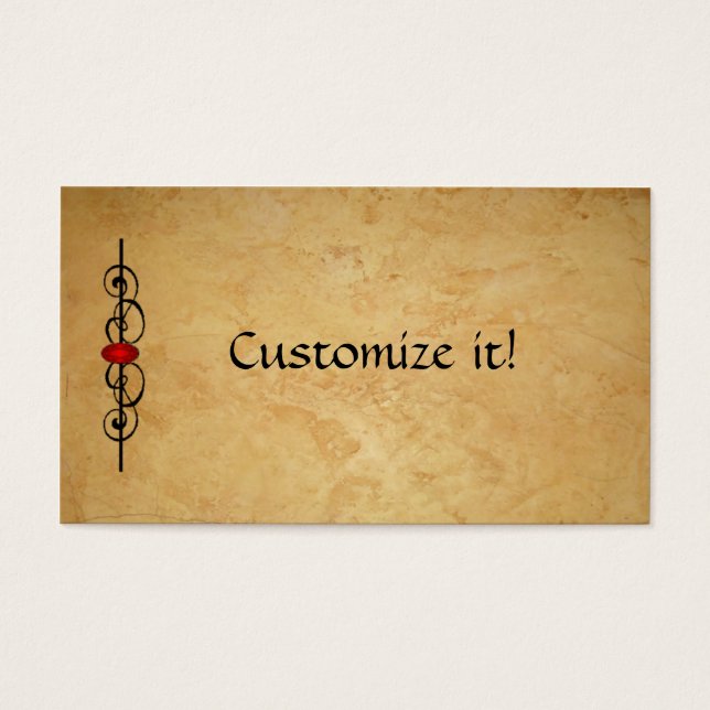 Leather & Ruby CUSTOM Visitenkarte (Vorderseite)