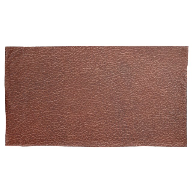 Leather Single King Size Pillowcase Kissenbezug (Vorderseite)