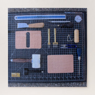 Leather Working Toolkit - 20x20 - 676 Stk. Puzzle