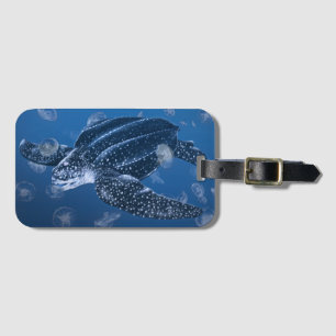 Leatherback-Meeresschildkröte-Gepäckanhänger Gepäckanhänger