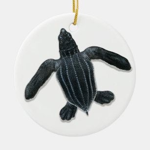 Leatherback-Meeresschildkrötehatchlings-Verzierung Keramikornament