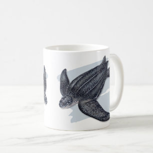 Leatherback-Seeschildkröte-Tasse Tasse