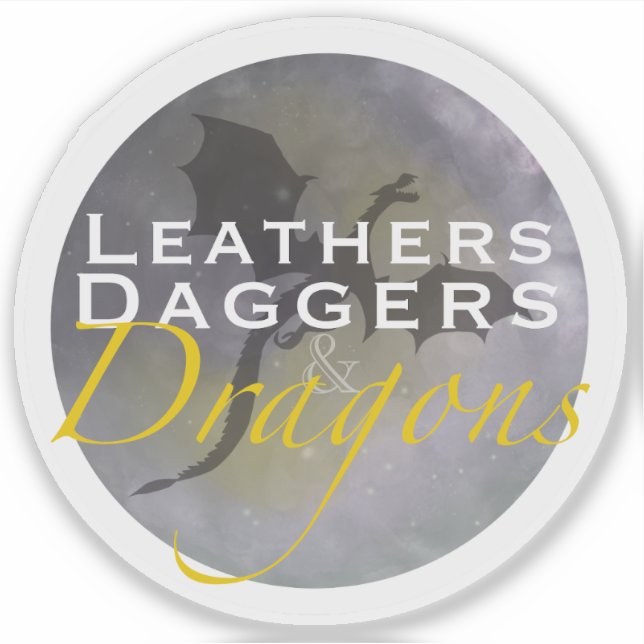 Leathers Daggers und Drachen Fourth Wing Aufkleber (Vorderseite)