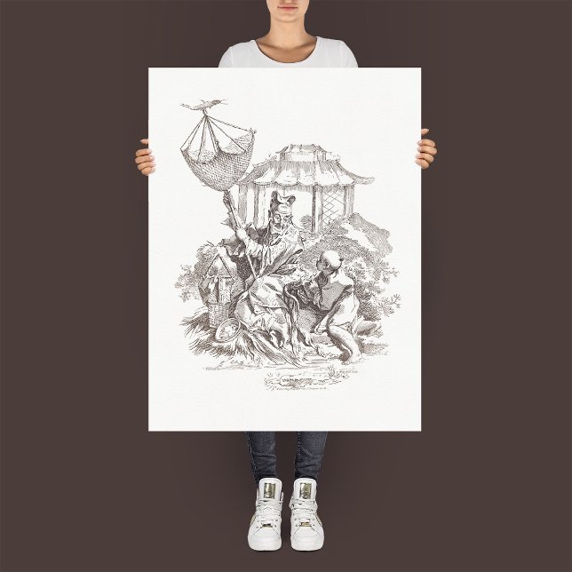 "L'Eau" - Vintage Gestaltung der vier Elemente Poster (Von Creator hochgeladen)