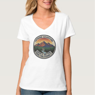 Leave It Better Vintage Outdoor Abenteuer Berg T-Shirt