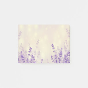 Leavender-Blume träumlicher Hintergrund Post-it Klebezettel