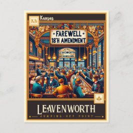 Leavenworth, Kansas | VINTAG Postkarte