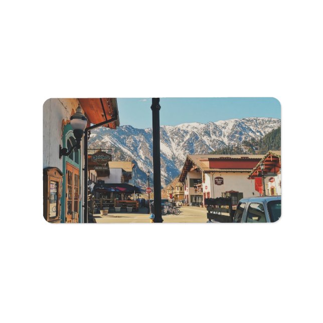Leavenworth - Washington  Adressaufkleber (Vorne)