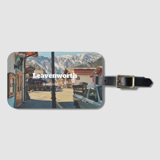 Leavenworth - Washington  Gepäckanhänger (Vorderseite (Horizontal))