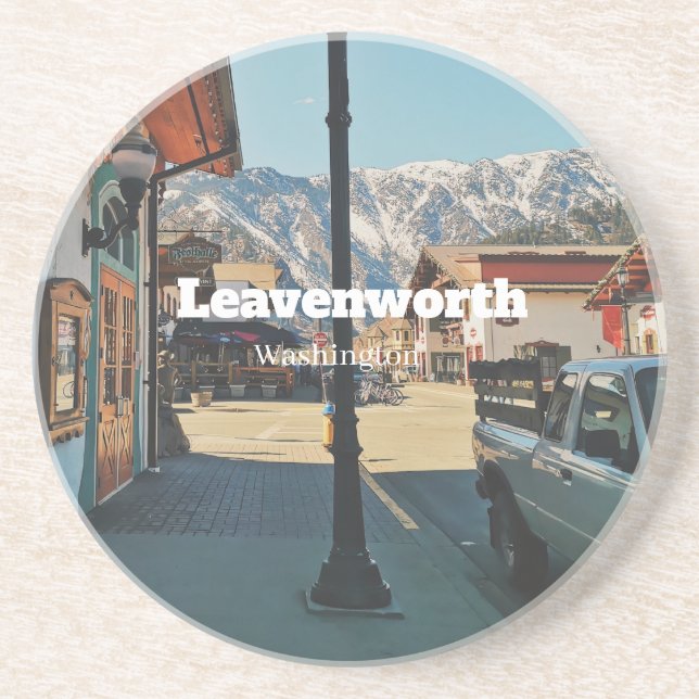 Leavenworth - Washington  Getränkeuntersetzer (Vorne)