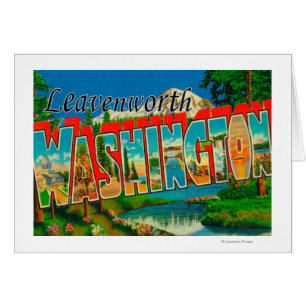 Leavenworth, Washington - große Buchstabe-Szenen
