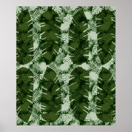 Leaves Patana Banana Design Poster