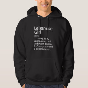 LEBANESE GIRL LEBANON Gift Funny Country Zuhause R Hoodie