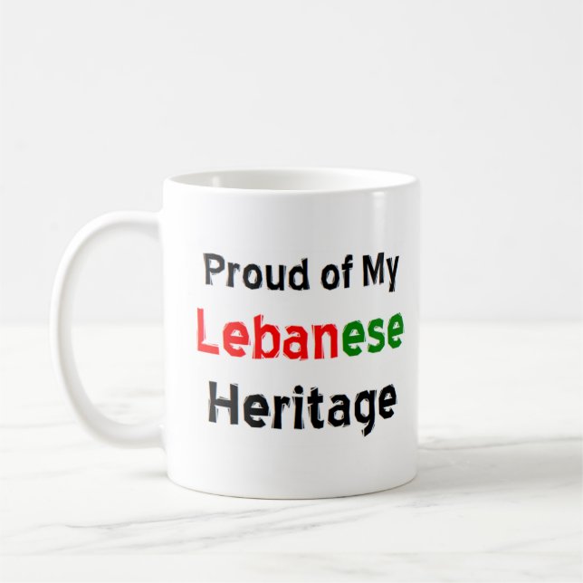 lebanese Herbstkaffee Tasse (Links)