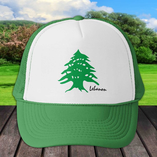 Lebanon & Lebanese flag - fashion/sport fans Truckerkappe (Von Creator hochgeladen)