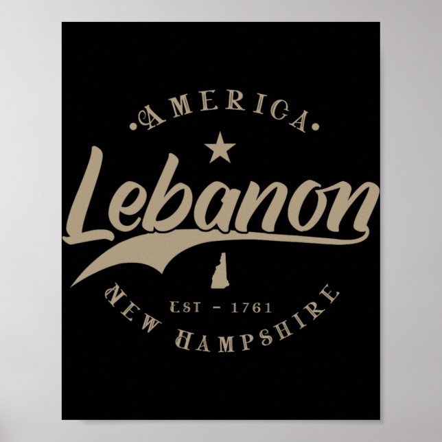 Lebanon New Hampshire  Poster (Vorne)