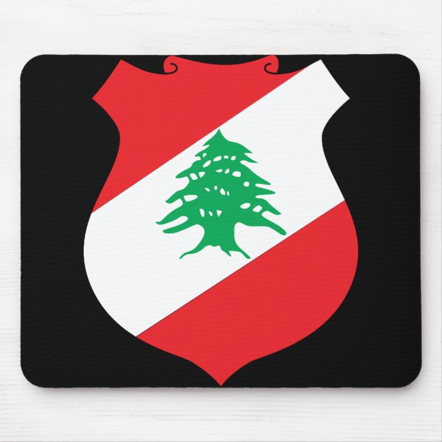 lebanonisches Emblem Mousepad (Vorne)