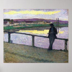 Lebasque - Sonnenuntergang bei Pont Aven Poster