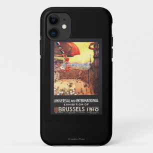 Lebaudy-Luftschiff mit Weltflaggen auf der Expo Case-Mate iPhone Hülle