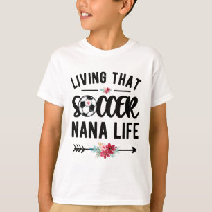 Lebe das Fußball-Oma-Leben Fußballspielerin Oma T-Shirt