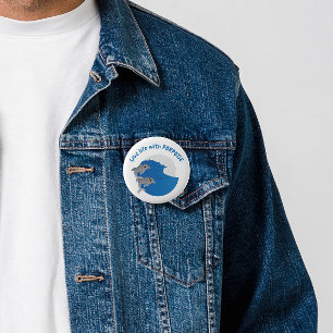 Lebe das Leben mit PORPOISE Button