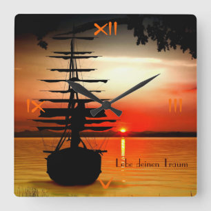 Lebe deinen Traum Uhr