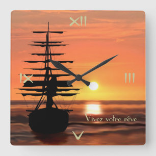 Lebe deinen Traum Uhr