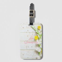 Lebe ein schönes Leben. Gepäckanhänger