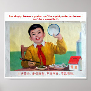 Lebe einfach, Schätze Körner, ... Poster