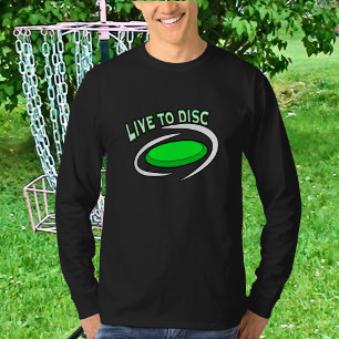 Lebe für Disc, Disc Golfen    T-Shirt