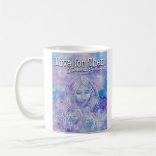 Lebe für sie kaffeetasse