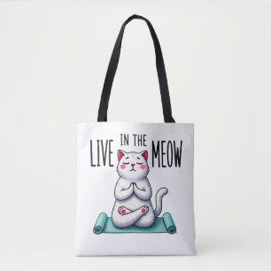 "Lebe in the Meow" Funny Cat Lover