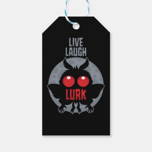 Lebe Lache Lauer Mothman Kryptid Geschenkanhänger (Vorderseite)