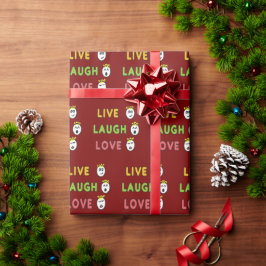Lebe Lache Liebe Geschenkpapier