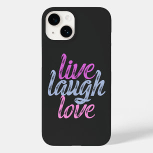 Lebe Lache Liebe - Umarme die Freude Case-Mate iPhone 14 Hülle