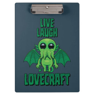 Lebe Lache Lovecraft Süßer Cthulhu Klemmbrett