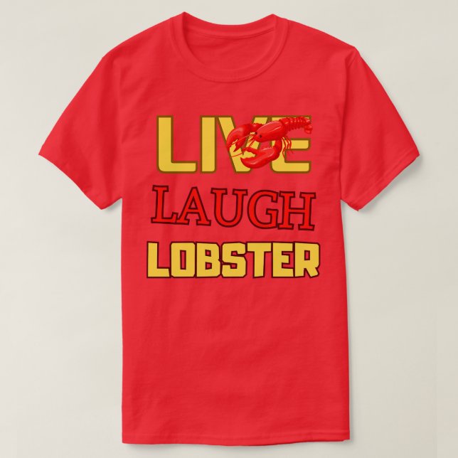 Lebe Lache T-Shirt (Design vorne)