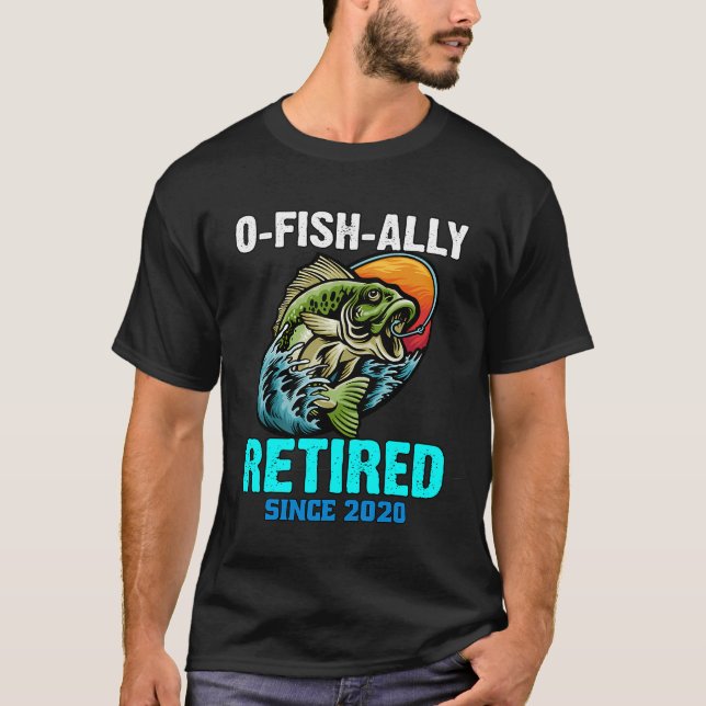 Lebe lang und fische T-Shirt (Vorderseite)
