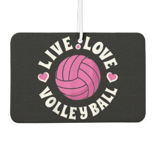 Lebe Liebe Volleyball Für Frauen Mädchen Volleybal Autolufterfrischer