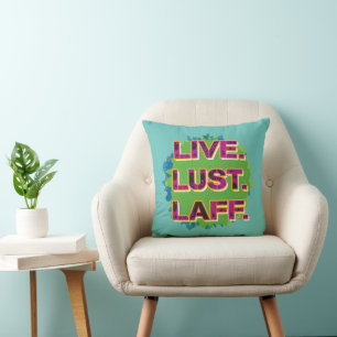 Lebe. Lust. Laff. GFX-01 Kissen