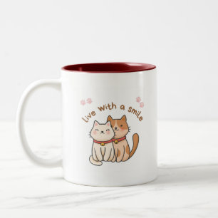 Lebe Mit Lächeln Tasse