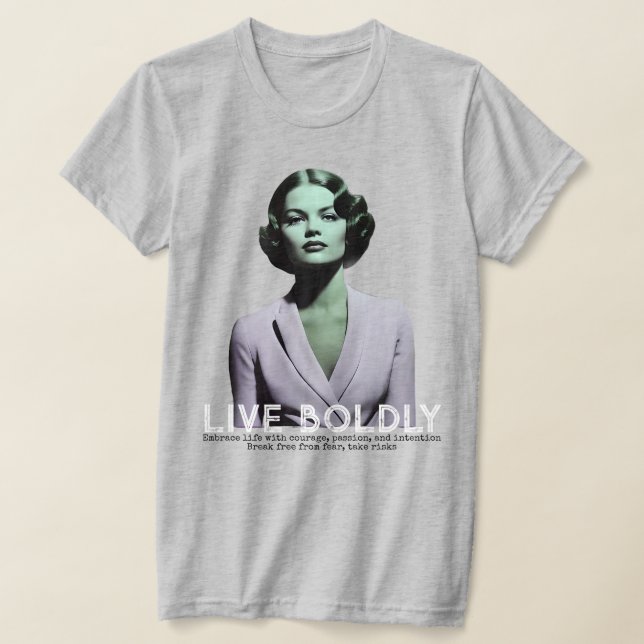 Lebe mutig T-Shirt (Ablage )