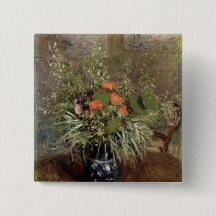 Leben Alfreds Sisley noch der wilden Blumen Button
