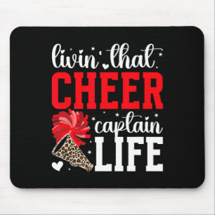 Leben als Cheer Captain Leben Cheerleading Kapitän Mousepad
