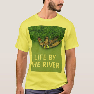 Leben am Fluss Natur-T-Shirt für Outdoor-Liebhaber T-Shirt
