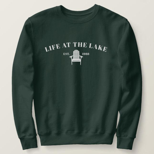 Leben am See Sweatshirt (Design vorne)