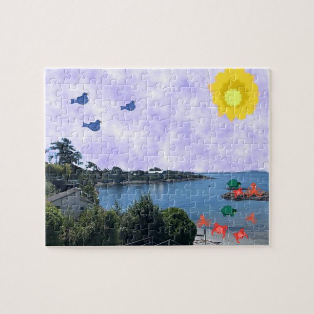 Leben am Strand Jigsaw Puzzle (Horizontal)