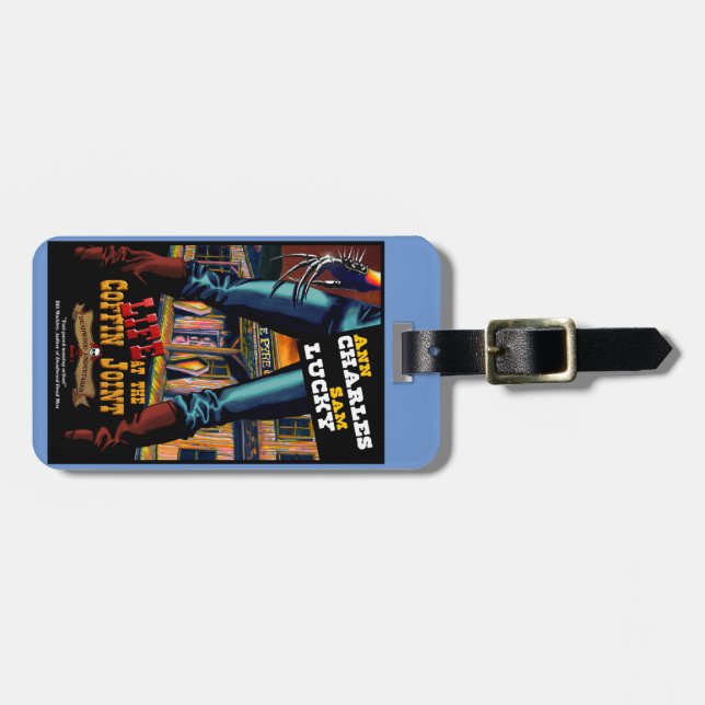 Leben an der Coffin-Verbindung mit Gepäckanhänger. Gepäckanhänger (Vorderseite horizontal)