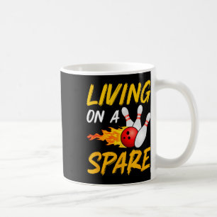 Leben auf Bowling Button Strike Bowling Player Kaffeetasse