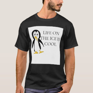 Leben auf dem Eis ist cool Pinguin T-Shirt
